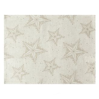 Obrus świąteczny WINTER 30x40 Eurofirany kremowy