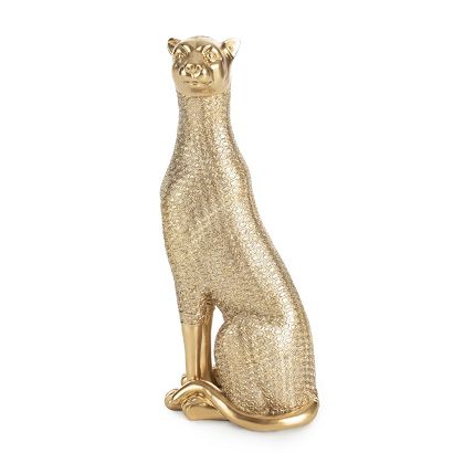 Figurka dekoracyjna HARIS Eurofirany pantera złota