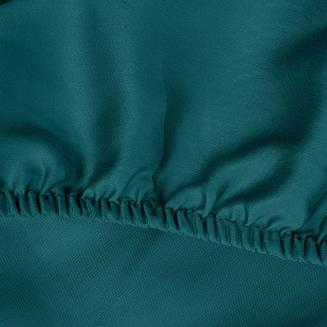 Prześcieradło satynowe z gumką NOVA3 140x200 Eurofirany turkusowy