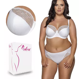 Biustonosz Semi Soft AV 2110 półusztywniany biały