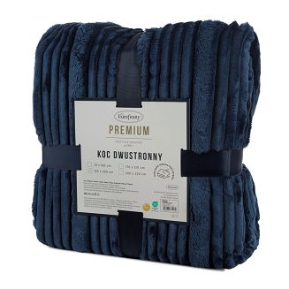 Koc narzuta NINA 150x200 Eurofirany granatowy