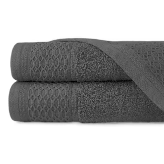 Ręcznik D Bawełna 100% Solano Ciemny Popiel (P) 50x90+70x140 kpl.
