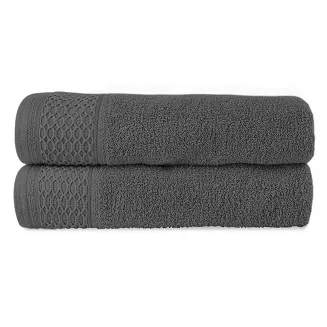 Ręcznik D Bawełna 100% Solano Ciemny Popiel (P) 50x90+70x140 kpl.