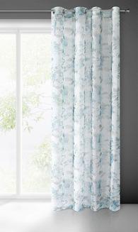 Zasłona gotowa na przelotkach LOREIN 140x250 Eurofirany niebieski