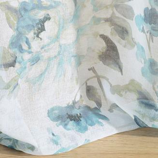 Zasłona gotowa na przelotkach LOREIN 140x250 Eurofirany niebieski