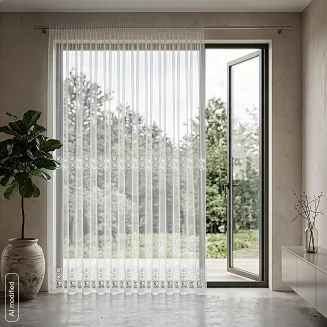 Firana gotowa na taśmie INGA 350x250 Eurofirany biały