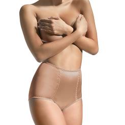 Figi damskie modelujące z wysokim stanem Babell kod 106 beżowe