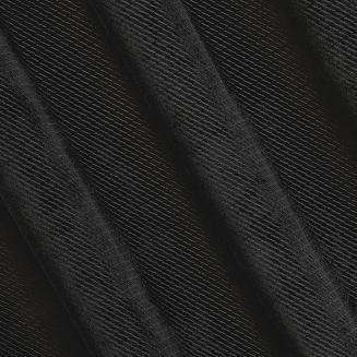 Zasłona gotowa na przelotkach ELIZA 140x250 Eurofirany czarny