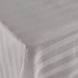 Prześcieradło satyna bambusowo-bawełniana STRIPE GREY 160x240 Darymex jednokolorowe szare