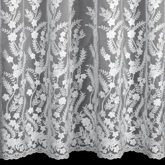 Firana gotowa na przelotkach TALINA 140x250 Eurofirany biały