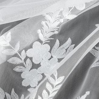 Firana gotowa na przelotkach TALINA 140x250 Eurofirany biały