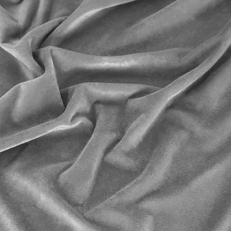 Obrus dekoracyjny SOFT 85x85 welurowy popielaty