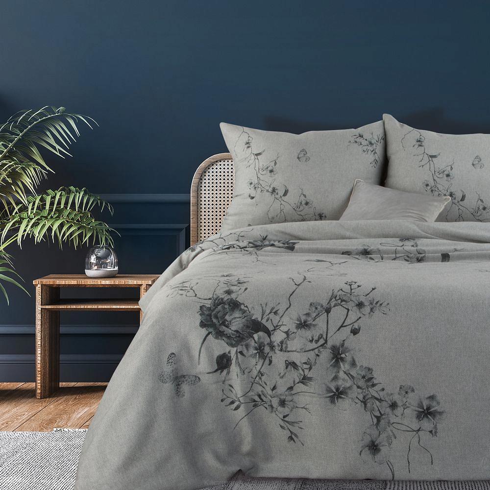 Pościel bawełniana PALERMO3 200x220 Eurofirany jasnoszary