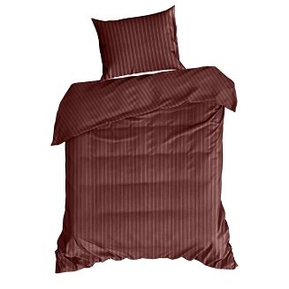 Pościel satynowa VERA 160x200 Eurofirany burgundowy