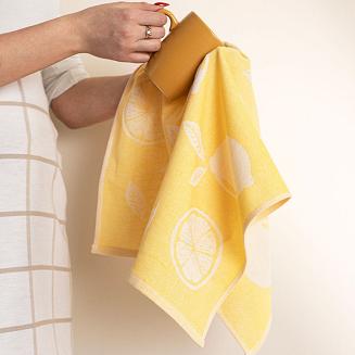 Ścierka kuchenna bawełna egipska CYTRYNKA 50x70 żółta