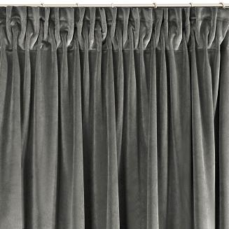 Zasłona gotowa na taśmie VILLA 140x270 Eurofirany grafitowy