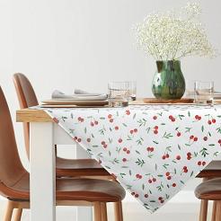 Obrus dekoracyjny CHERRY 85x85 Eurofirany biały