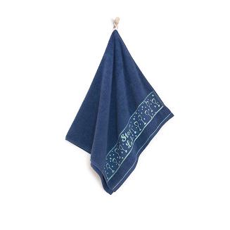 Ręcznik bawełniany 50x90 Zwoltex Sto Lat indygo