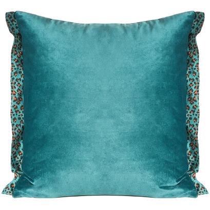 Poszewka dekoracyjna EMA 40x40x8 Eurofirany ciemnoturkusowa