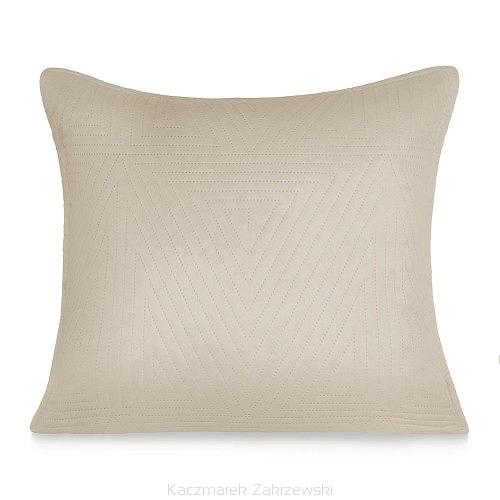 Poszewka dekoracyjna TRIO 45x45 pikowana beżowa