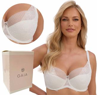 Biustonosz GAIA Semi-soft Liana 1341 półusztywniany ecru