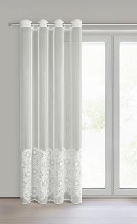 Firana gotowa na przelotkach LIZA 140x250 Eurofirany naturalny