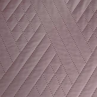 Poszewka dekoracyjna BONI1 40x40 Eurofirany pudrowy róż pikowana w geometryczny wzór