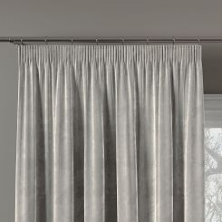 Zasłona gotowa na taśmie VELVI 140x260 pastelowy szary