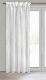 Firana gotowa na taśmie ANNA 140x270 Eurofirany biały