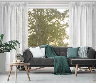 Firana gotowa na taśmie ANNA 140x270 Eurofirany biały