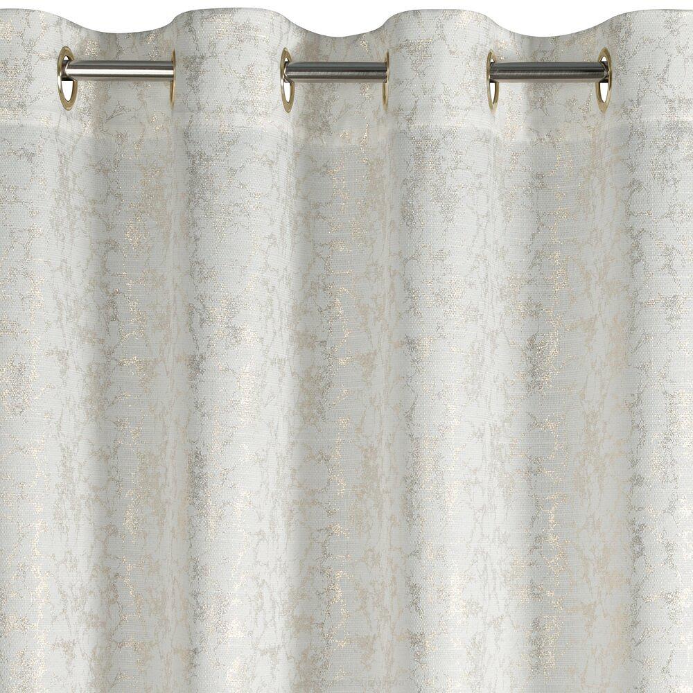 Zasłona gotowa na przelotkach RONYA 140x250 Eurofirany kremowy