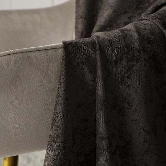 Zasłona gotowa na przelotkach SOFT 140x260 ciemny chłodny brązowy