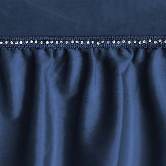 Zasłona gotowa na przelotkach SAMI 140x250 Eurofirany granatowy