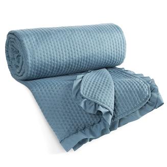 Narzuta dekoracyjna FALBANKA 210x170 granatowy