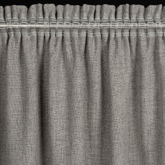 Zasłona gotowa na taśmie JULA2 140x270 Eurofirany ciemnobeżowy