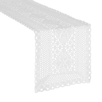 Obrus dekoracyjny MEGGY 32x180 Eurofirany biały