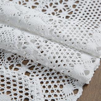 Obrus dekoracyjny MEGGY 32x180 Eurofirany biały