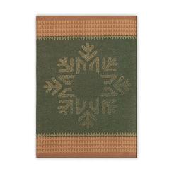 Ścierka kuchenna świąteczna ZWOLTEX Snow Flake zielony beżowy