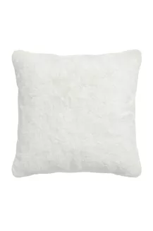 Poszewka dekoracyjna Rabbit 45x45 biała futrzana