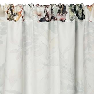 Zasłona gotowa na taśmie GARDEN2 155x200 Eurofirany biały