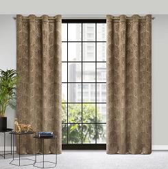 Zasłona gotowa na przelotkach ZAS 140x250 Pierre Cardin Eurofirany szary