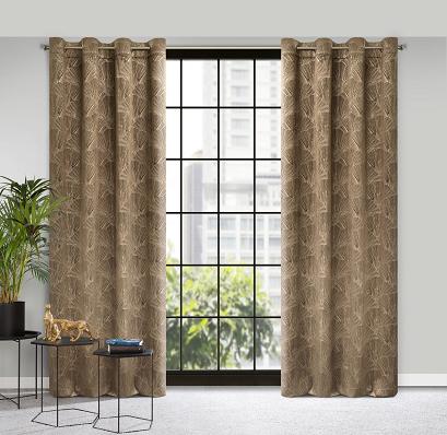 Zasłona gotowa na przelotkach GOJA 140x250 Pierre Cardin Eurofirany brązowy