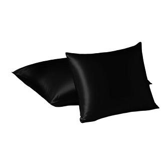 Jedwabna poszewka na poduszkę 40x40 jedwab morwowy czarna