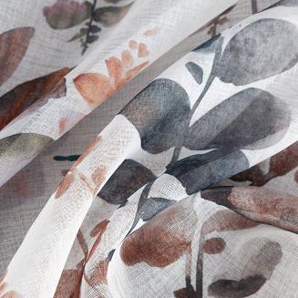 Zasłona gotowa na taśmie MARINA 140x270 Eurofirany stalowy