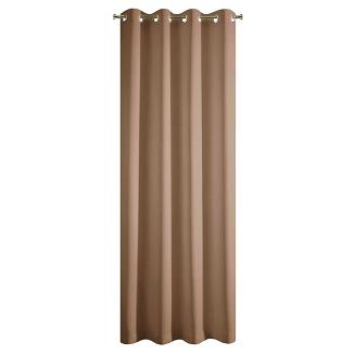 Zasłona gotowa na przelotkach ADORE 140x250 Design91 jasnobrązowy