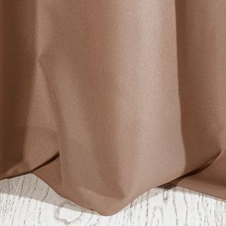 Zasłona gotowa na przelotkach ADORE 140x250 Design91 jasnobrązowy