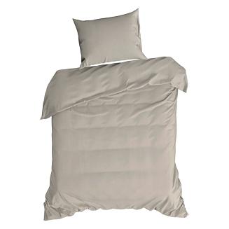 Pościel satynowa C.BEŻ 220x200 Eurofirany ciemnobeżowy