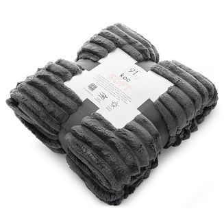 Koc narzuta SOFT 150x200 Design91 stalowy