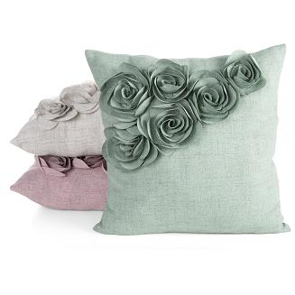 Poszewka dekoracyjna FLORES 45x45 Eurofirany beżowy