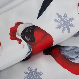 Komplet pościeli świąteczny POS 220x200 Eurofirany biały